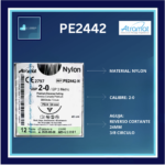 NYLON 2-0 PE2442  ATRAMAT C/12